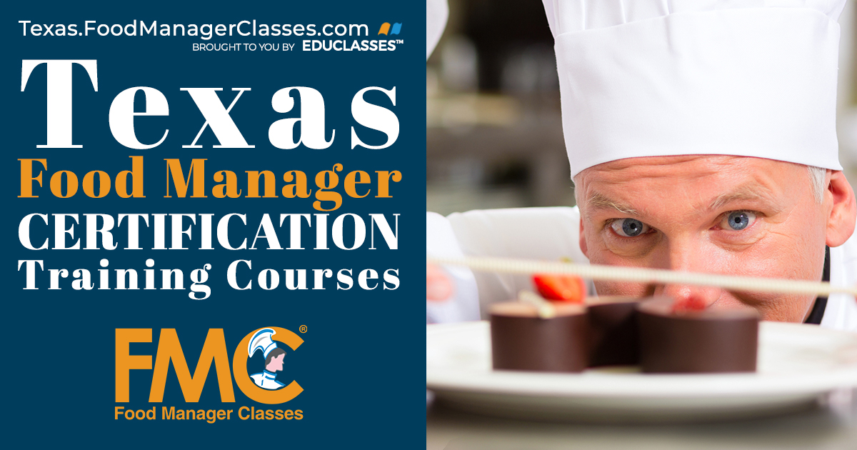 Food Manager Classes State Of Texas Price 30 Online 
